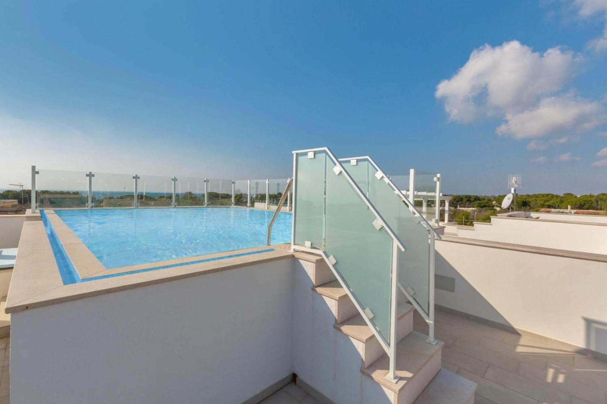 Piscina Panoramica Vista Mare - Wifi - Ac Int 9 Apartment Santa Maria al Bagno Ngoại thất bức ảnh